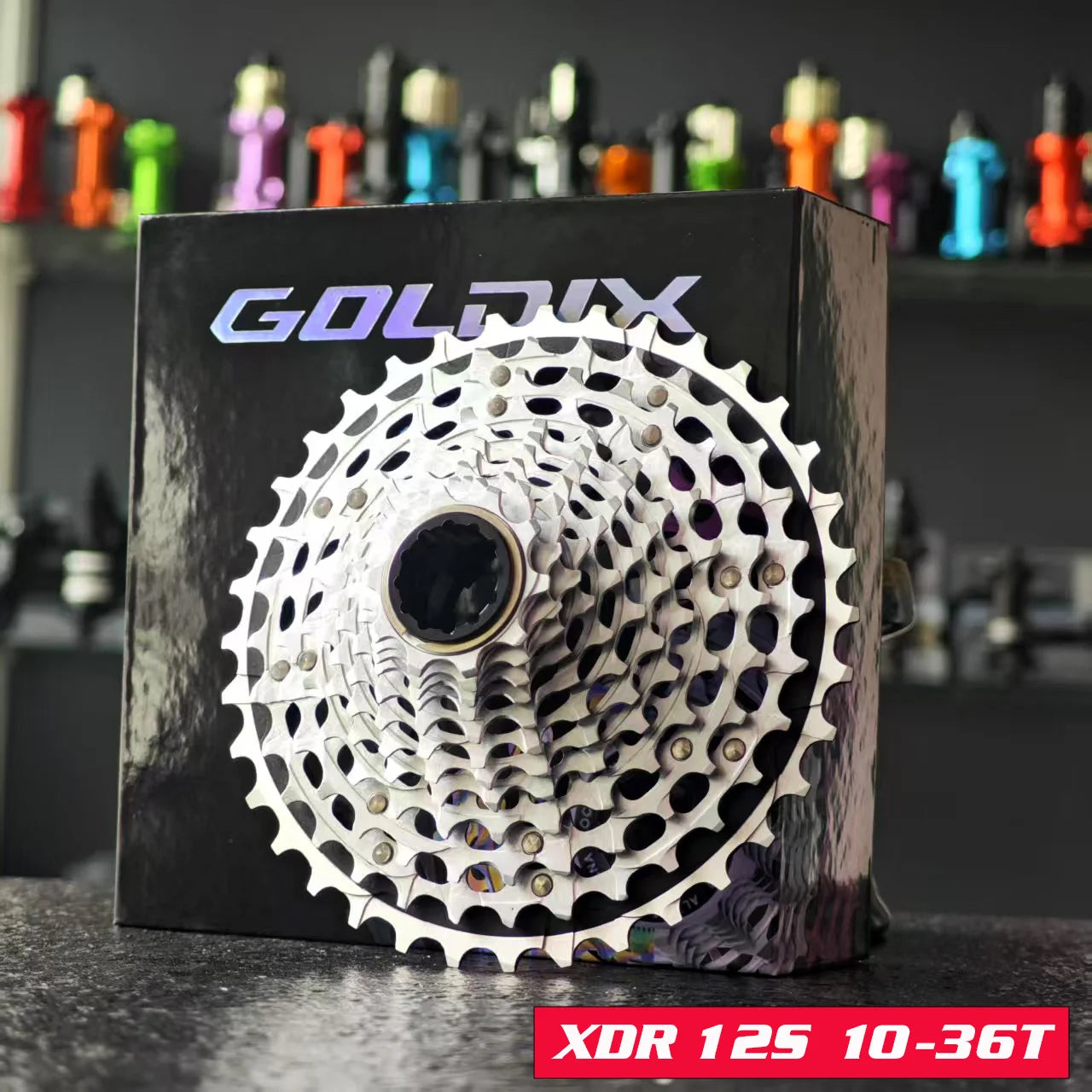 GOLDIX XDR 12 Speed Road Cassette Ultralight K7 for SRAM Electronic - EXPROTAS