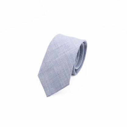 Mens Slim Solid Colour Tie 6.5cm Wedding Party Classic Necktie
