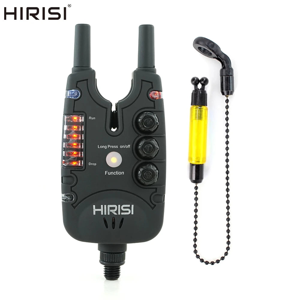 Hirisi Carp Fishing Bite Alarm Set with Swingers LED Indicator Coarse Fishing