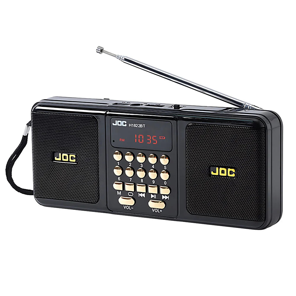 Portable FM Radio Speaker Bluetooth MP3 Player USB Rechargeable Digital