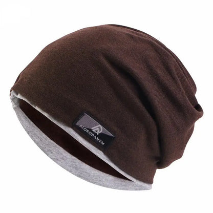 Unisex Winter Hat Cashmere Beanie Knit Soft Warm Cap for Women