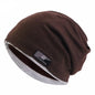 Unisex Winter Hat Cashmere Beanie Knit Soft Warm Cap for Women