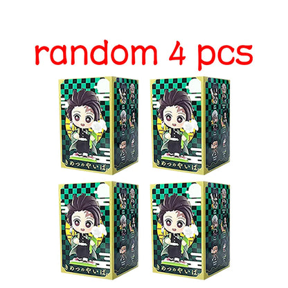 Demon Slayer Blind Box Figure Tanjiro Nezuko Anime PVC Collectible Toy