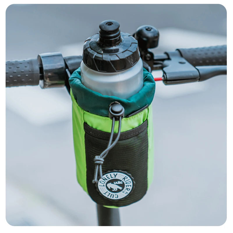 Insulated Handlebar Stem Bag C-HOLD Water Bottle Pouch Bikepacking Touring