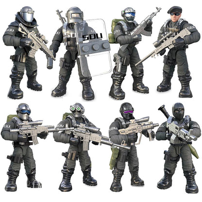World War Building Blocks Military Soldiers Toy Figures Army Set