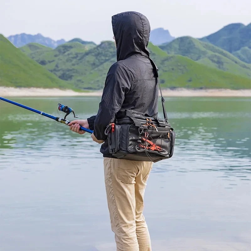 Portable Shoulder Bag Waterproof Multi-Purpose Fishing Camping Gear