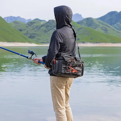 Portable Shoulder Bag Waterproof Multi-Purpose Fishing Camping Gear