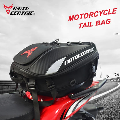 Back Seat Bags Waterproof Helmet Bag for Motorbike 43x29x20cm