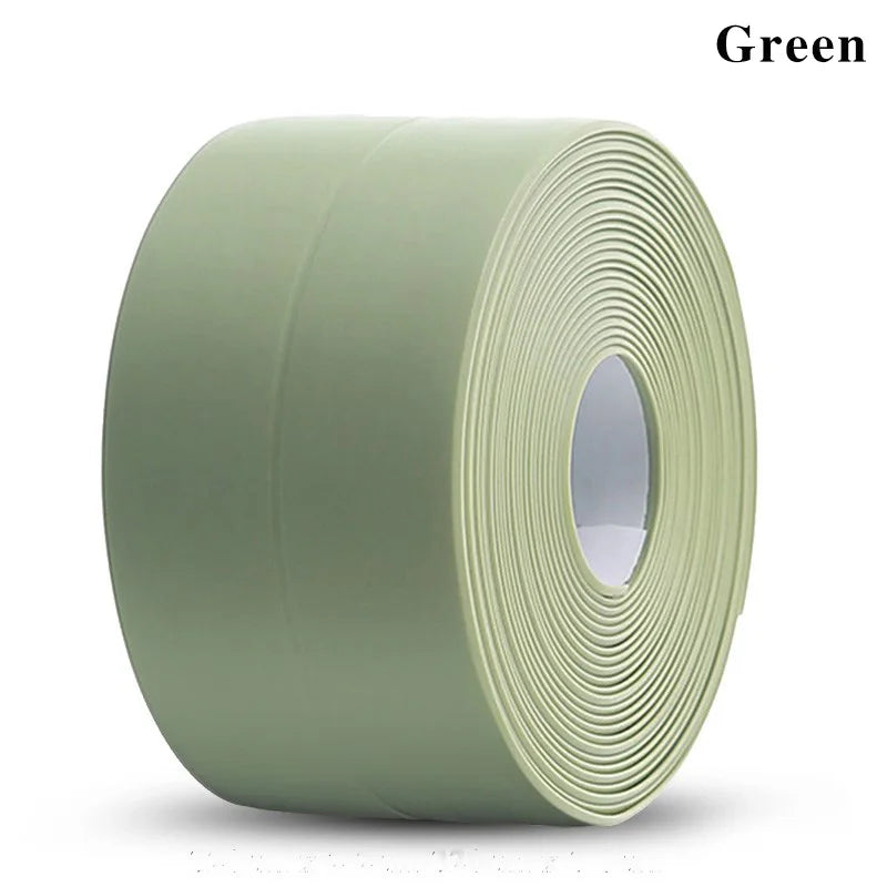 Shower Bath Sealing Tape PVC Self Adhesive Waterproof Caulk Strip Kitchen Sink