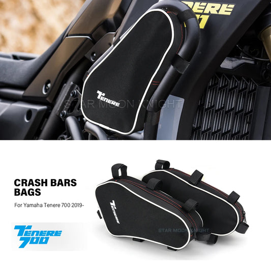 Motorcycle Engine Crash Bars Bag For Yamaha T7 Tenere700 Tenere 700 2019 2020 2021 2022 - Travel Storage Tool Waterproof Bags-EXPROTAS