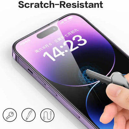 Max Screen Protector Tempered Glass for iPhone 14 15 16 17 18 Pro