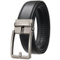 Men's Leather Belt Automatic Buckle 3.5cm Luxury Black Brown