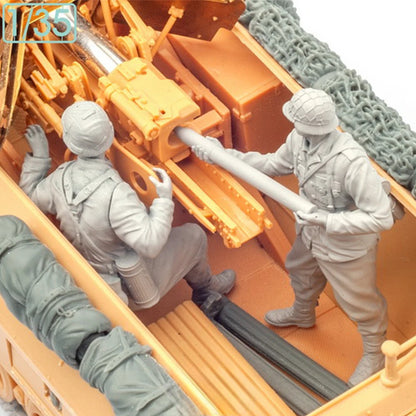 1/35 Resin Model Figure Soldier Combat Loaded Military Shells Figures