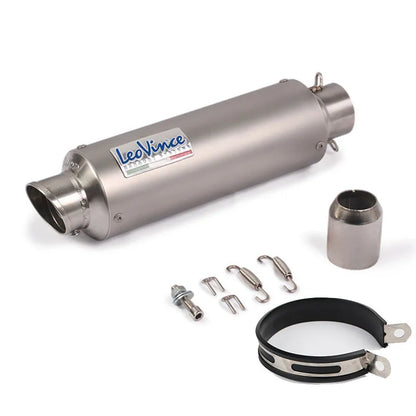 Universal Motorcycle Real LeoVince E-Mark Slip On Exhaust Pipe Muffler Escape moto For Honda Yamaha R1 R3 R6 CBR300-EXPROTAS