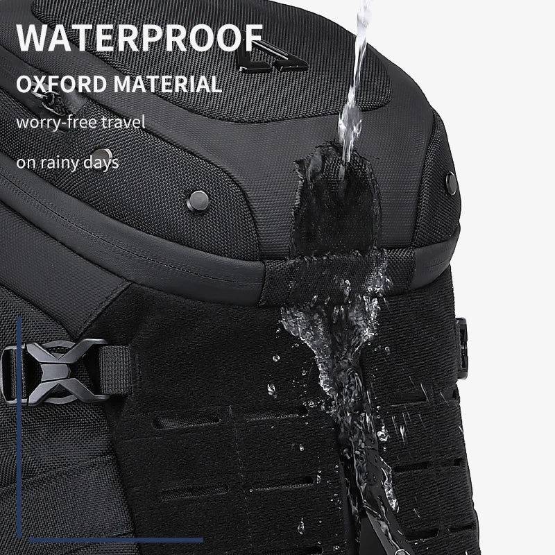 OZUKO Waterproof Men's Shoulder Bag Large Capacity Fashion Quality Chest Bag Short Trip Messenger Sling Crossbody Bag