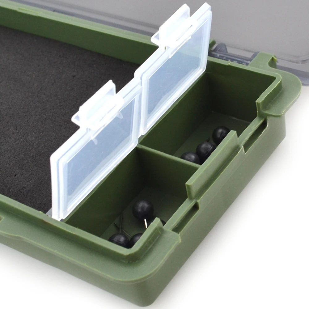 Hirisi Carp Fishing Tackle Box Hair Rig Board with Pins Rig Wallet Storage Case
