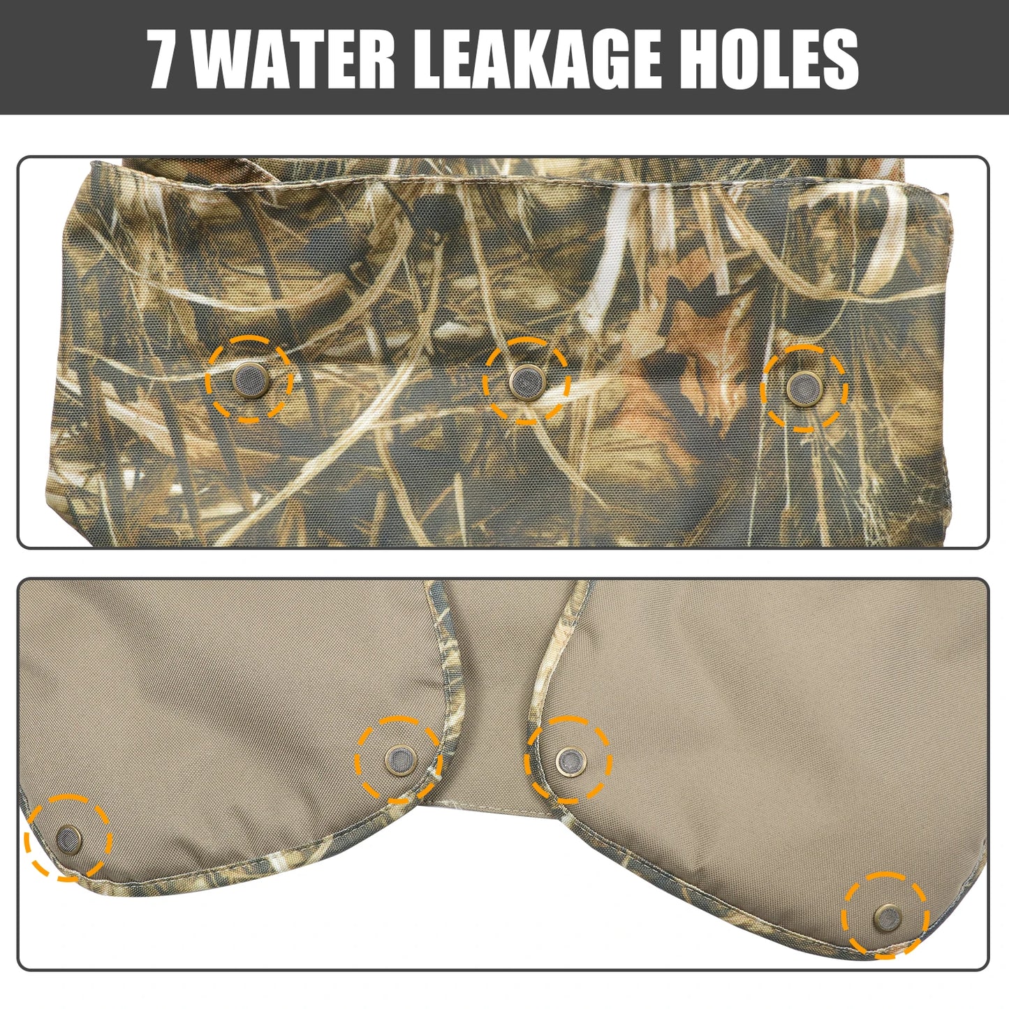 Lightweight Camouflage Hunting Vest for Fishing with Duck Pouch and Pockets