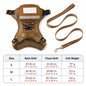Adjustable Training Dog Outdoor Vest with Backpack & Elastic Leash
