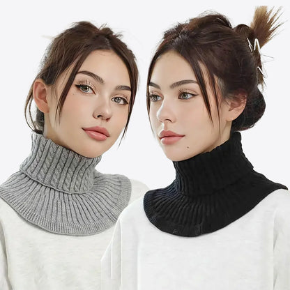Fashion Warm Cover Cotton Turtleneck Collar for Women Neck Guard