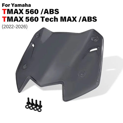 Motorcycle Windshield Deflector Screen for Yamaha TMAX 560 Tech Max 2022-2026