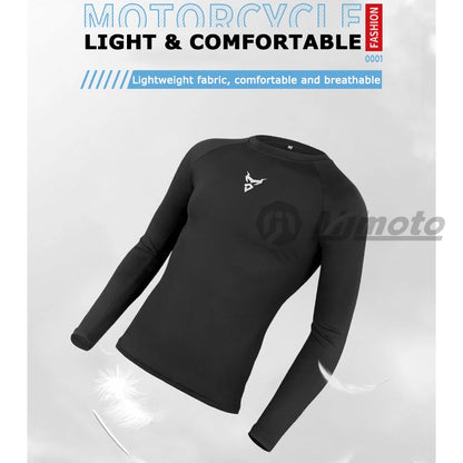 Quick Dry Motorcycle Base Layer Set MOTOCENTRIC Mens Tops Pants Long Johns