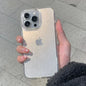 Transparent Glitter Shockproof Soft Case for iPhone 13-16 Pro Max Mini