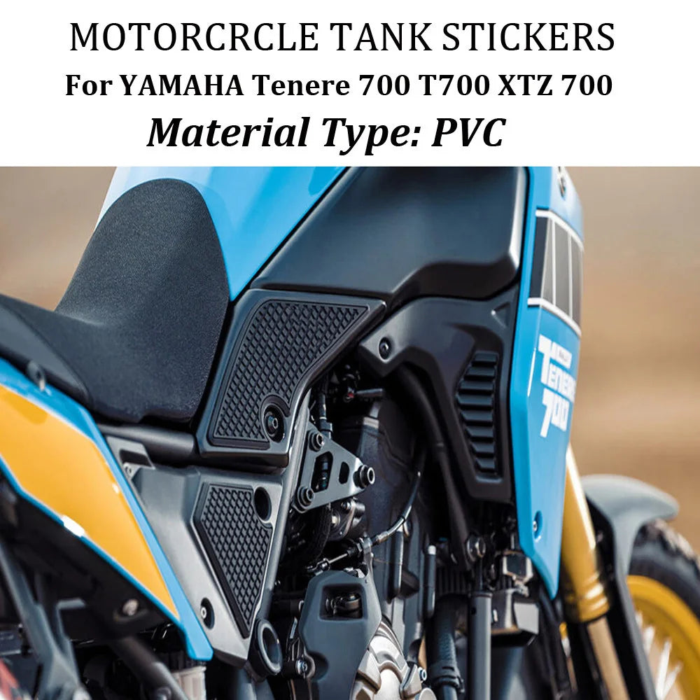Yamaha Tenere 700 Tank Pad Non-slip Fuel Stickers Decals XTZ690 Traction