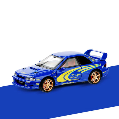 JDM 1/32 Impreza WRX STI Supercar Diecast Model Alloy Metal Car Classic Love Collection Hobby Birthday Gifts With Friend Trendy