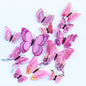 12Pcs 3D Butterfly Wall Stickers Decor for Kids Room Home Art