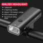 EXPROTAS Bike Light 200LM 400LM LED Front Rechargeable MTB Headlight Lamp