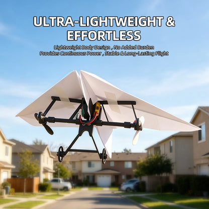 Remote Control Paper Airplane Electric RC DIY Toy Model Flying Propellers