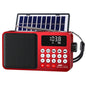 Portable Bluetooth Speaker Solar FM Radio USB Rechargeable Outdoor Music