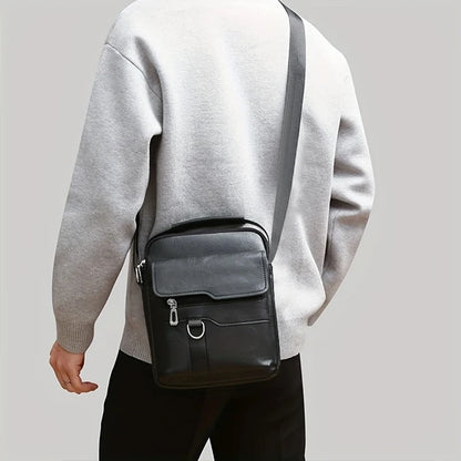 Men's Shoulder Bag Tactical Crossbody Briefcase for Work Laptop