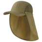 BASSDASH UPF 50+ Fishing Hat Foldable Cap with Removable Neck Flap