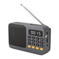 Music Rechargeable Speaker FM Radio Portable Digital Flashlight Player