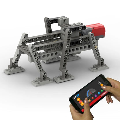 2024 NEW MOC Remote Control Walking Robotic for Motorized AT-TE Frame Six Legged Walker Model Education DIY Blocks Toys Gifts-EXPROTAS