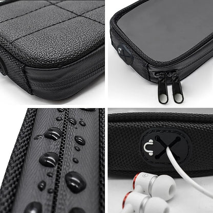 Motorcycle Magnetic Fuel Tank Bag Clear Phone Holder Waterproof Seat Pouch
