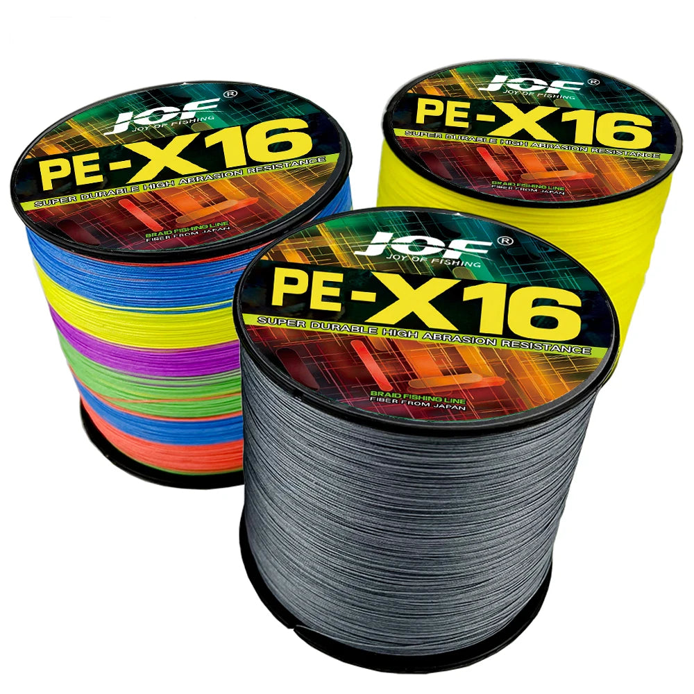 16 Strands Braided Fishing Line 200LB PE 300/500/1000M Carp Sea Fishing