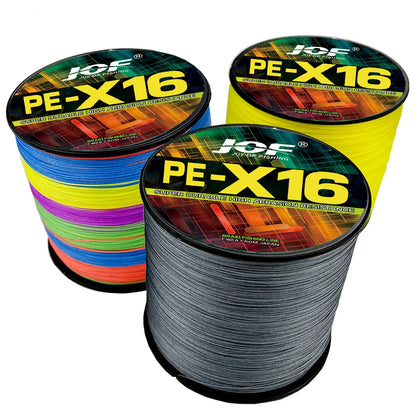 16 Strands Braided Fishing Line 200LB PE 300/500/1000M Carp Sea Fishing