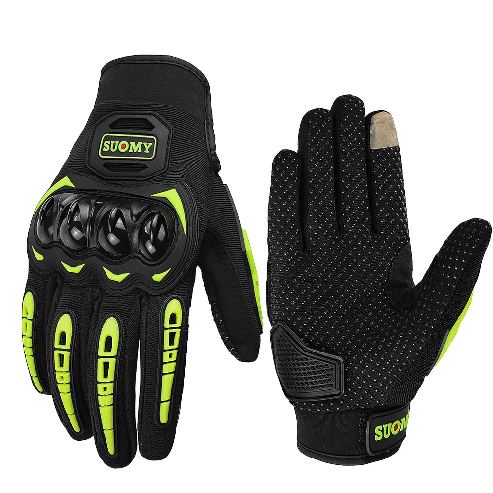 Mesh Motorcycle Gloves Suomy Summer Touchscreen Breathable Moto Motocross