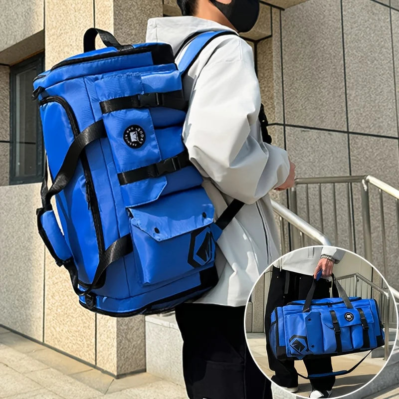 Large Travel Gym Backpack w/ Wet Dry Separation & Shoe Compartment Bag