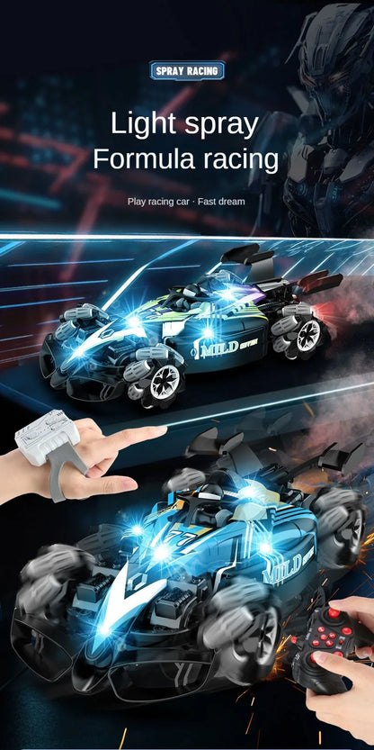 ZWN F1 RC Drift Car With Music Led Lights 2.4G Glove Gesture Radio Remote Control Stunt Cars 4WD Electric Children Toy vs Wltoys-EXPROTAS