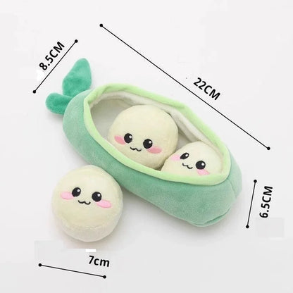 Indestructible Toy for Aggressive Chewers - Squeaky Plush Dog Cat Toy