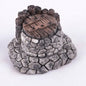 1PCS Mini House Model Resin Ornament for Garden Landscaping Decor