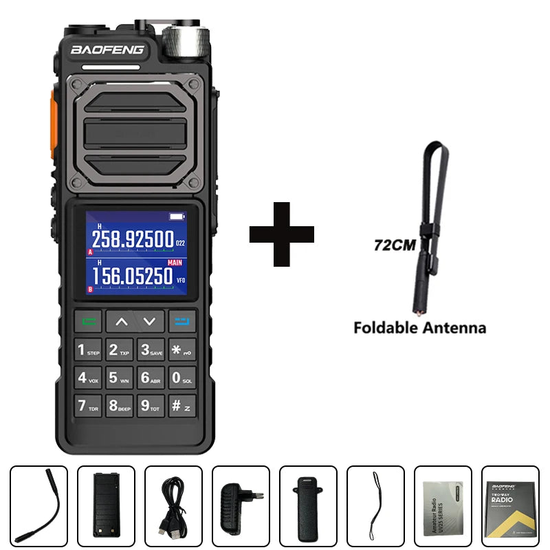 BAOFENG UV-25L Ham Radio High Powerful Tactical Walkie Talkie 50KM Four-Band Type-C 999Channel Two Way Radio BAOFENG NEW Upgrade-EXPROTAS