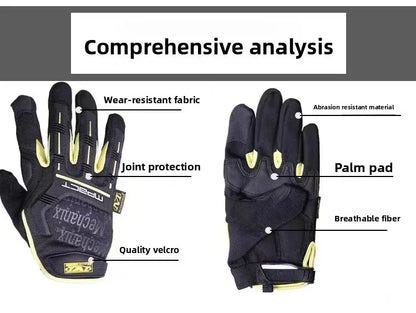 Full Finger Gloves Outdoor Tactical Anti-skid Motorcycle Cycling Touch Screen