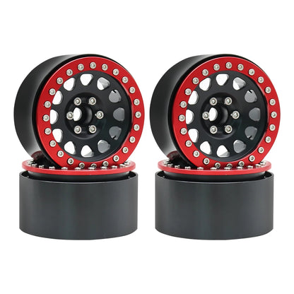 1/10 RC Crawler CNC 2.2" Aluminum Beadlock Wheels for TRX4 TRX6 Axial SCX10 Wraith Capra - EXPROTAS