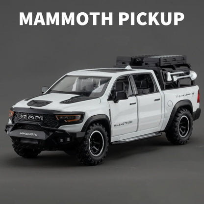 1:32 Dodge RAM 1000 TRX Mammoth Alloy Model Sound Light Toy Pickup