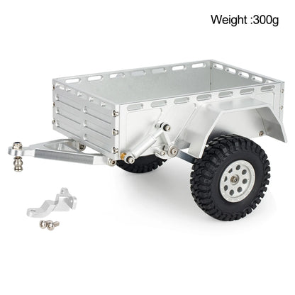 Aluminium CNC RC Crawler Utility Trailer Ball Hitch 1/18 TRX4M SCX24 Redcat