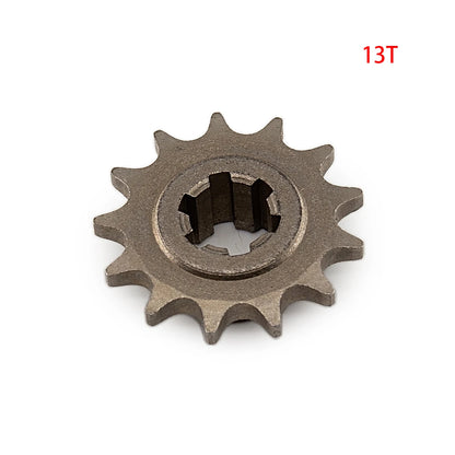 T8F Front Gearbox Sprocket 11T 13T 17T 20T for 47cc 49cc Mini Moto ATV Scooter